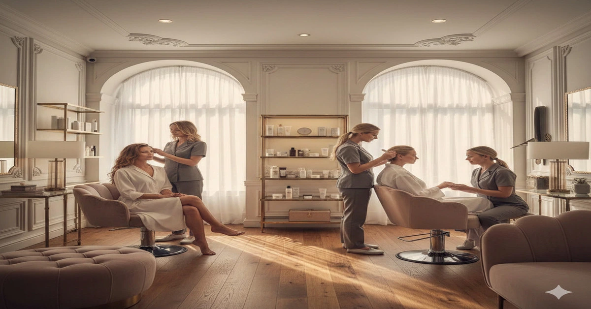 6 راهکار جذب مشتری شب عید سالن زیبایی 4 سالن زیبایی